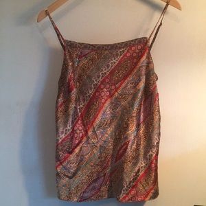 Silk tank top